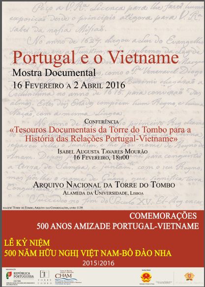 Mostra Documental “Portugal e o Vietname" - cartaz